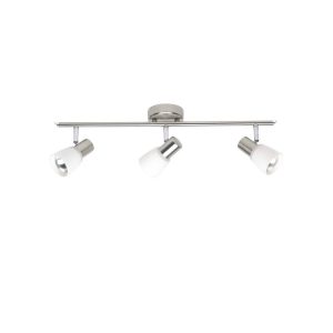 BRILLIANT Lampe Luca Spotrohr 3flg eisen/chrom/weiß   3x R50