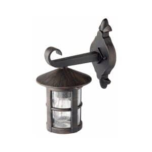 BRILLIANT Lampe Jordy Außenwandleuchte hängend schwarz-rost-braun/gewischt   1x A60