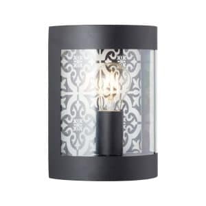 BRILLIANT Lampe Lison Außenwandleuchte schwarz   1x A60