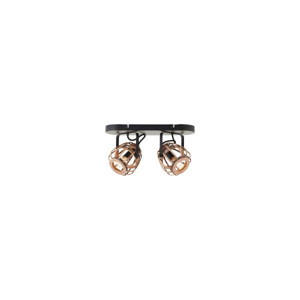Brilliant   Nikka Spotbalken 2flg schwarz/natur   2x D45