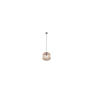 Brilliant   Nikka Pendelleuchte 30cm schwarz/natur   1x A60