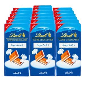 Lindt Maitre Doppelmilch Schokolade 110 g
