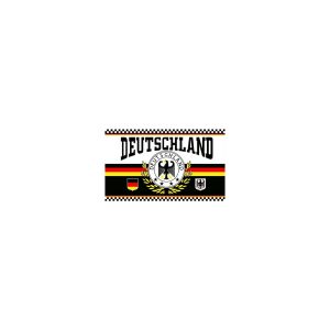 Flagge Deutschland 2 LORBEERKRANZ 4 STERNE 90 x 150 cm