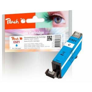 Peach C521C Druckerpatrone XL cy ersetzt Canon CLI-521C