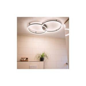 s.LUCE Ring LED Deckenleuchte 2-flammig