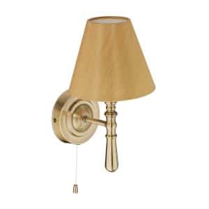 relaxdays Wandlampe mit Schirm