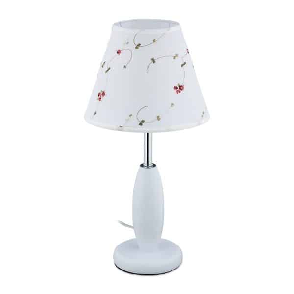 relaxdays Tischlampe Blumen