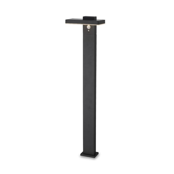 Solar Wegeleuchte Limanu 80 cm schwarz 600 lm Bewegungsmelder + Dauerlicht 11027