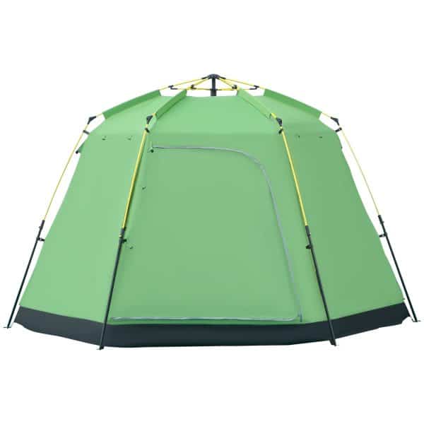 Outsunny Campingzelt mi Tragetasche grün 320L x 320B x 180H cm   camping zelt familienzelt pop  up zelt kuppelzelt angelzelt