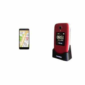 TF-GSM-560-CAR-RD Telefunken S560 Seniorenhandy UKW-Radio SOS-Taste 1000 mAh