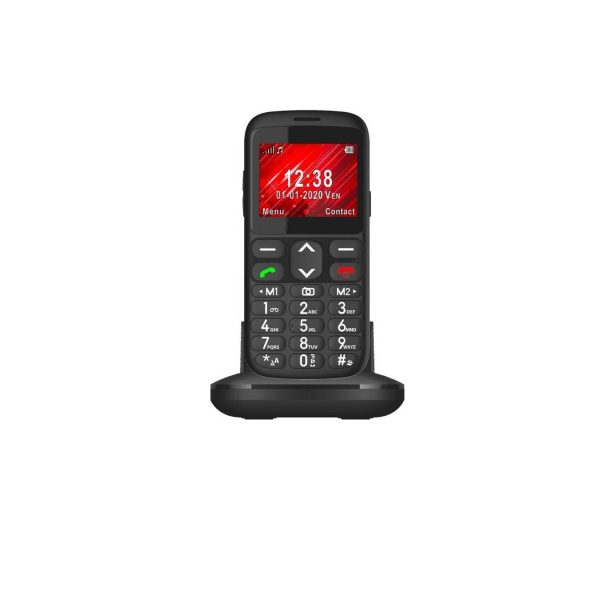 TF-GSM-520-CAR-BK Telefunken S520 Seniorenhandy SOS-Taste Kamera Ladestation