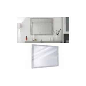 VICCO Badspiegel 45 x 60 cm Grau Beton - Badezimmerspiegel Spiegel Hängespiegel