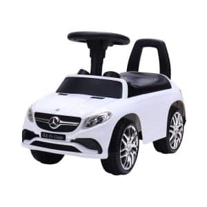 Mercedes Benz GLE Kinderauto und Schiebeauto Rutscher Rutschauto Hupe Weiss