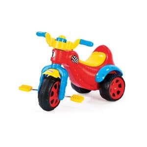 Premium Kinder Dreirad mit Hupe Racer Trike Kunststoff Rot Blau Gelb ab 3 Jahre