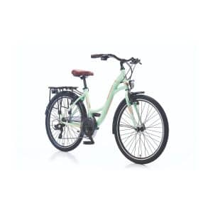 26" Zoll Alu City Bike Mädchen Fahrrad Aluminium Shimano 21 Gang RH 13-14"