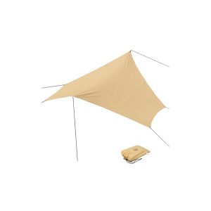 CAMPGURU Tarp Wing Sonnen Segel Camping Vor Zelt Wind Schutz Plane Baumwolle 4 m