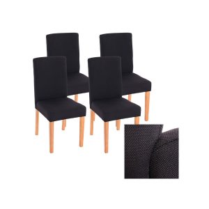 4er-Set Esszimmerstuhl Stuhl Küchenstuhl Littau ~ Textil