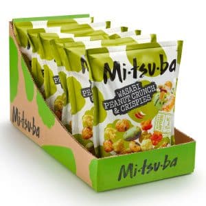 Mitsuba Wasabi Peanut Crunch & Crispies 100g