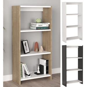 VCM Holz Raumteiler Stand Regal Bücherregal Deko Bücher Standregal Tilus L