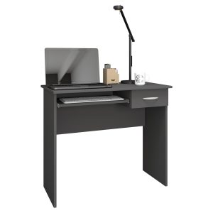 VCM Holz Schreibtisch Computertisch Tastaturauszug Schublade Bürotisch Arusa L