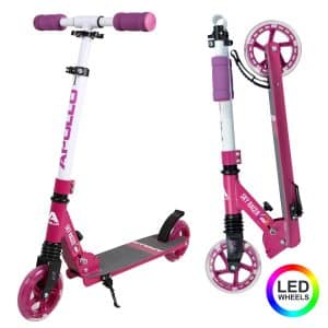 Apollo LED City Roller mit Federung Scooter Skyracer