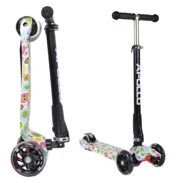 Apollo LED Kinderscooter Kids Whiz - Funny Round