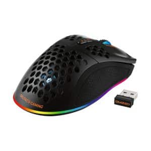 GAM-120 DELTACO GAMING DM220 Ultraleichte Maus RGB Beleuchtung schwarz