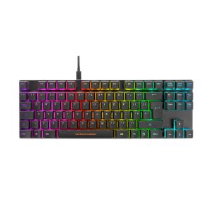 GAM-111-W DELTACO GAMING DK430 TKL Mechanische Tastatur Low-Profile-Tasten (mit flachen Tasten