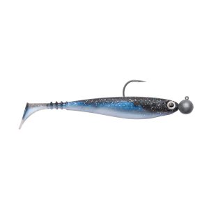 Jackson Zanderbait 10cm Rigged Blue Baitfish Zanderangeln Gummifisch montiert