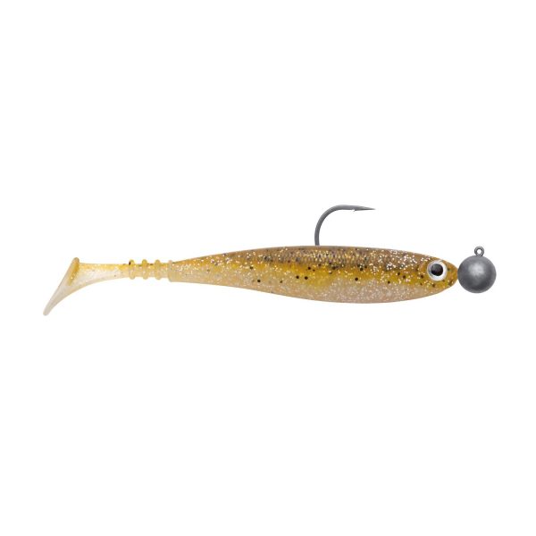 Jackson Zanderbait 12cm Rigged Kaulbarsch Zanderangeln Gummifisch montiert