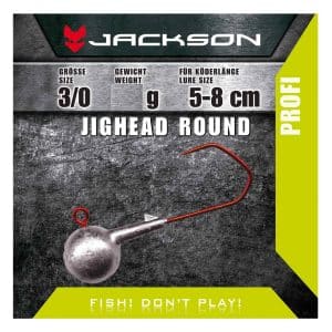 Jackson VMC Jighead Round 3/0 für Köderlänge 5–8 cm 10g Jigkopf Jighaken