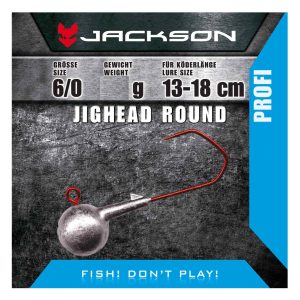 Jackson VMC Jighead Round 6/0 für Köderlänge 13–18 cm 10g Jigkopf Jighaken