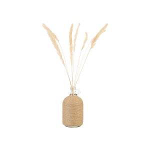 Deko-Vase Flasche Jute Natur