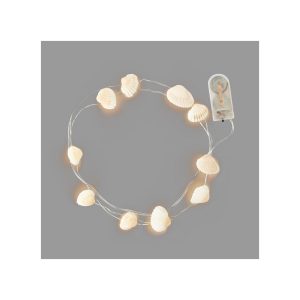 LED-Lichterkette Muscheln Natur