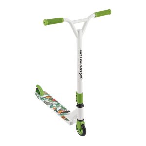ArtSport Stunt Scooter Hawaiana - Trick Roller für Kinder & Jugendliche - Tretroller Weiß Grün