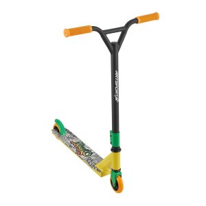 ArtSport Stunt Scooter Street Life - Trick Roller für Kinder & Jugendliche - Tretroller Schwarz Gelb