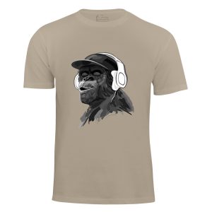 Cotton Prime® T-Shirt mit Affenmotiv - Monkey mit DJ-Kopfhörer