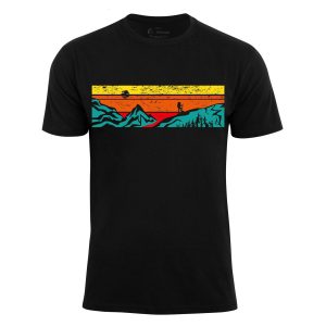 Cotton Prime® T-Shirt mit Bergen Lets Hiking