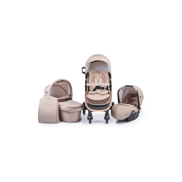 Cangaroo Kombikinderwagen Noble 3 in 1 Babyschale