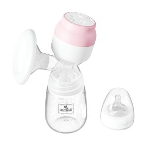 Lorelli elektrische Milchpumpe Save your time LED-Anzeige 9 Pumpstärken Flasche rosa
