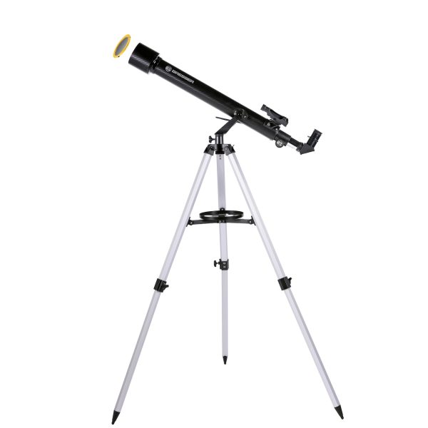 BRESSER Arcturus 60/700 AZ - Linsenteleskop mit Smartphone-Adapter & Sonnenfilter