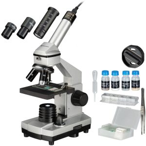 BRESSER JUNIOR 40x–1024x Mikroskop mit HD-Okularkamera