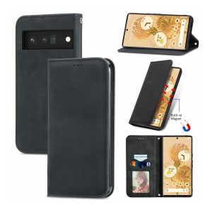 Schutz Handy Hülle für Google Pixel 6 Pro Case Flip Cover Tasche Etuis Bumper