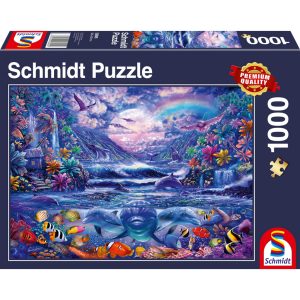 Schmidt Spiele Puzzle Mondschein-Oase 1000 Teile