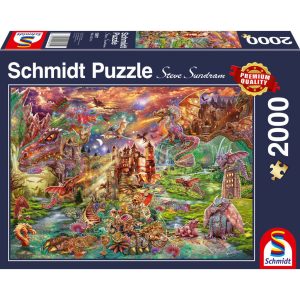 Schmidt Spiele Puzzle Schatz der Drachen 2000 Teile