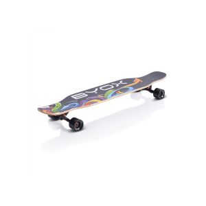 Byox Skateboard Longboard 42" Dancing Style PU Rollen ABEC-9 bis 100 kg Gurt schwarz