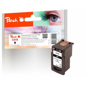 Peach C510BK Druckkopf bk ersetzt Canon PG-510BK