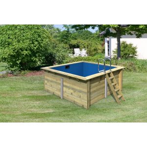 Karibu Rechteckiger Massivholz Pool 308