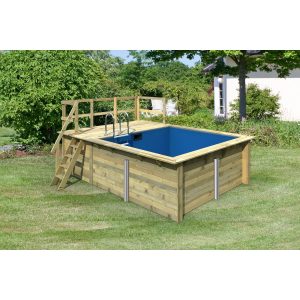 Karibu   Rechteckiger Massivholz Pool 308