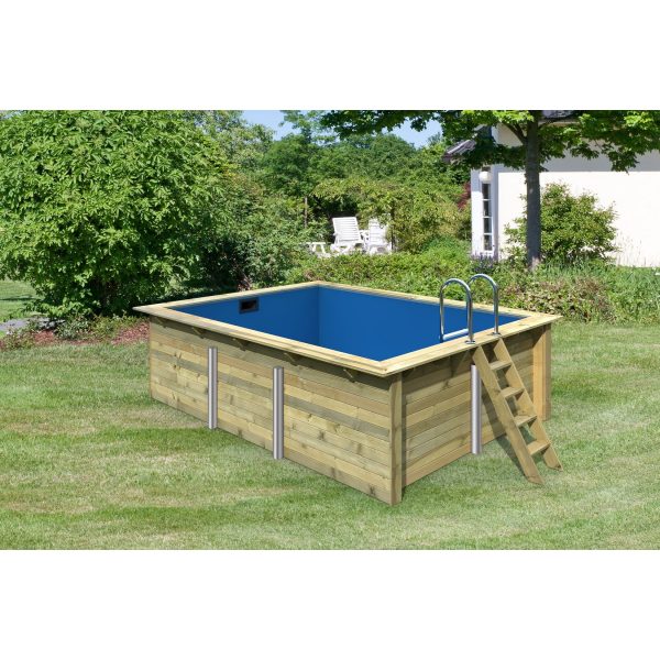 Karibu   Rechteckiger Massivholz Pool 308